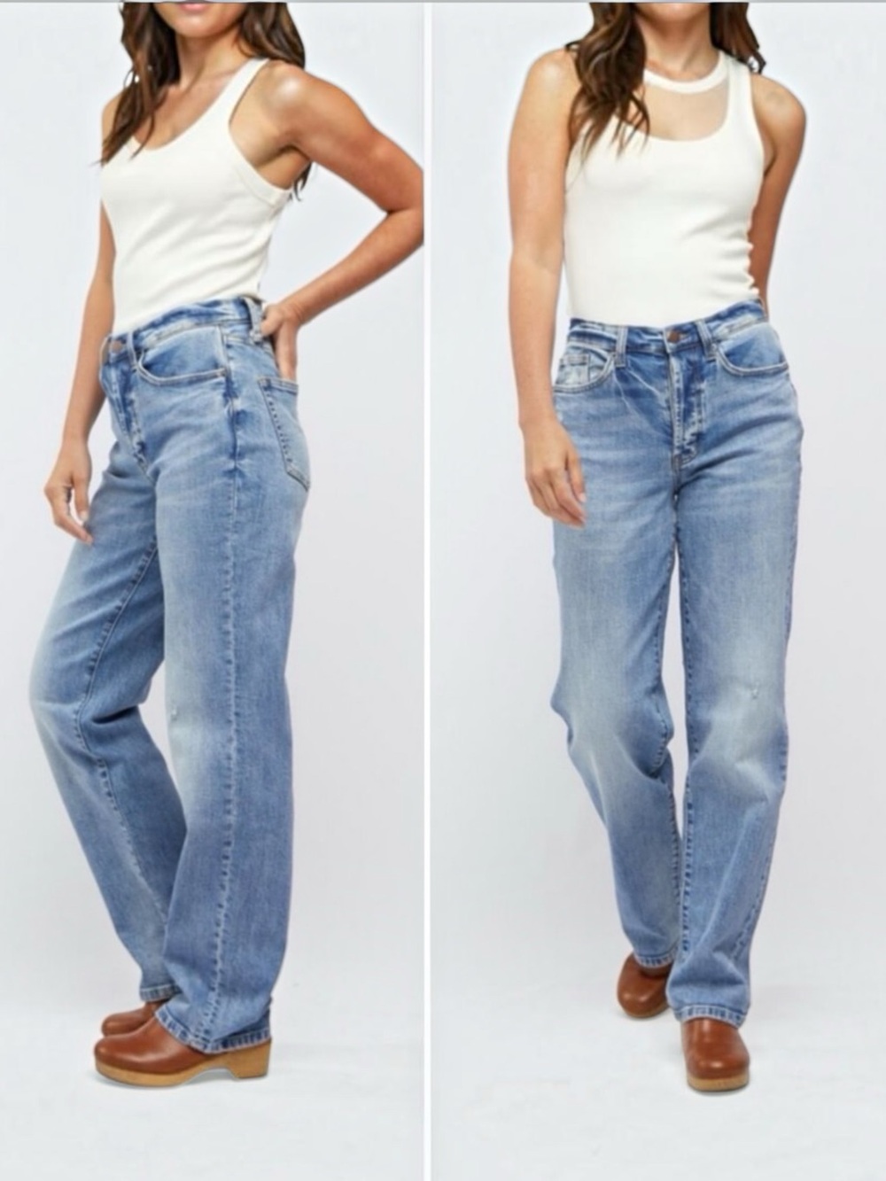 Oliver Logan Jeans Size 4/27 Mulberry Straight Leg High Rise Button Fly Retro
